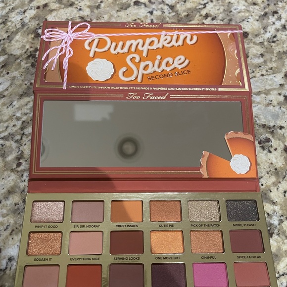 Too Faced Pumpkin Spice Second Slice Fall 2022 Eye palette new in box - Picture 2 of 4